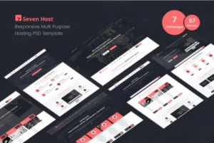 7Host – Hosting Business PSD Template