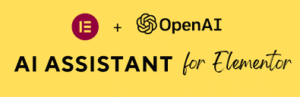 AI Assistant for Elementor – OpenAI GPT 1.7