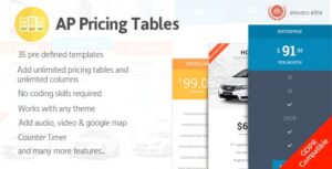 AP PRICING TABLES – RESPONSIVE PRICING TABLE BUILDER PLUGIN 1.0.4