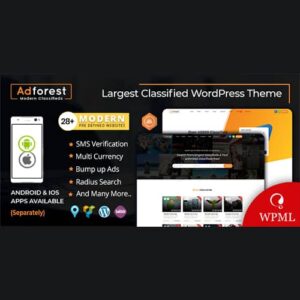 AdForest Classified Ads WordPress Theme 5.1.2