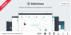 Adminox – Admin Dashboard & Frontend Template