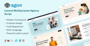 Agon Laravel Multipurpose Agency Script 1.8.9