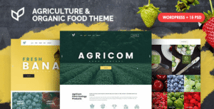 Agricom Agriculture & Organic Food WordPress Theme 1.8.0