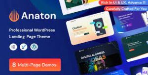 Anaton – SaaS Landing Page WordPress Theme 1.0