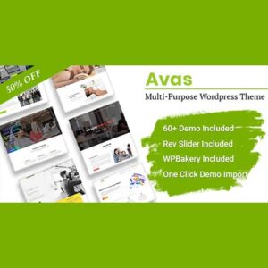 Avas Multi-Purpose Elementor WordPress Theme 6.3.17