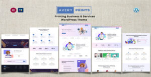 Avery Printing – Printing Business & Print on Demand Services WordPress Theme