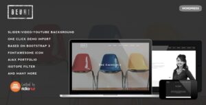 BEUH – RESPONSIVE ONE PAGE PORTFOLIO THEME 1.2.1