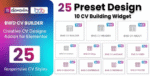BWD CV Builder for Elementor 1.0