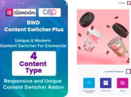 BWD Content Switcher Plus Addon For Elementor 1.0
