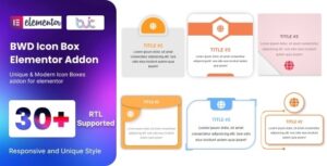 BWD Icon Box addon for elementor  1.0