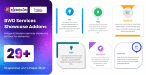 BWD services showcase addons for elementor 1.0