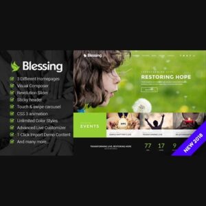 Blessing Responsive WordPress Theme 1.6.9