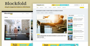Blockfold – Blog, Portfolio and Magazine WordPress Theme