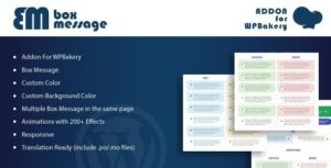 Box Message – Addons for WPBakery Page Builder WordPress Plugin 1.0