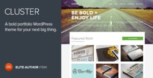 CLUSTER – A BOLD PORTFOLIO WORDPRESS THEME 2.0.4