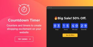 COUNTDOWN TIMER – WORDPRESS COUNTDOWN TIMER PLUGIN 1.4.0