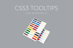 CSS3 TOOLTIPS FOR WORDPRESS 1.7