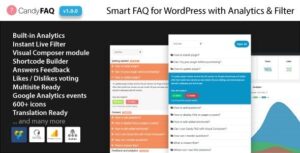 Candy FAQ – Smart WordPress FAQ with Analytics and Instant Search 1.1.0