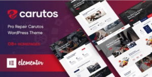 Carutos – Car Repair Services & Auto Parts WooCommerce WordPress Theme 1.0.7