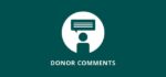 Charitable Donor Comments 1.2.0