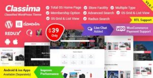 Classima Classified Ads WordPress Theme 2.5.2