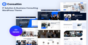 Consaltim – Business Consulting Service WordPress Theme