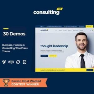Consulting Business Finance WordPress Theme 6.5.22