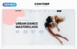 Contemp – Dance School Multipage Creative Bootstrap HTML Website Template