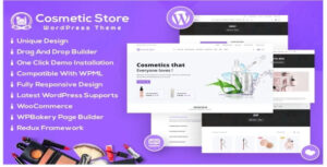 Cosmetic Store WooCommerce Theme 1.0