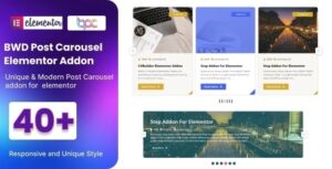 Creative Post Carousel for Elementor 1.0