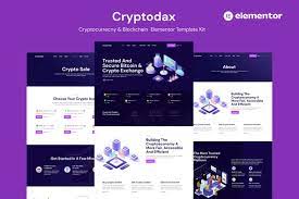 Cryptodax – Cryptocurrency & Blockchain Elementor Template Kit