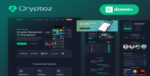 Cryptoz – Cryptocurrency Landing Page Elementor WordPress Theme