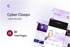 Cyber Cloop – Cyber Security Elementor Template Kits