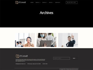 D’Consult Business Consulting Elementor Pro Full Site Template Kit