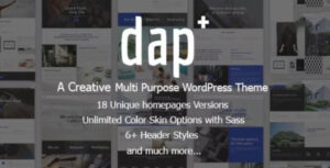 Dap – Creative MultiPurpose WordPress Theme 1.0