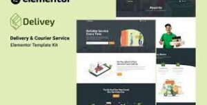Delivey – Delivery & Courier Service Elementor Template Kit