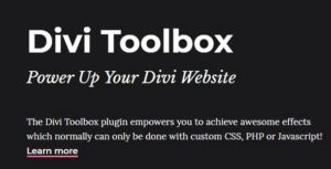 Divi Toolbox – Powerful Tools to Customize the Divi Theme 1.7.4