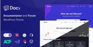 Docy – Documentation and Knowledge base WordPress Theme with Helpdesk Forum 3.3.2