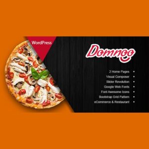 Domnoo Pizza and Restaurant WordPress Theme 1.32