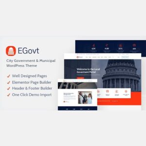 EGovt City Government WordPress Theme 1.3.2