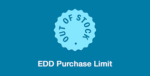 Easy Digital Downloads Purchase Limit Addon 1.2.23
