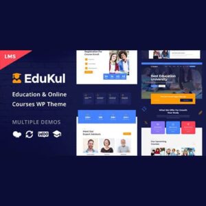 Edukul Online Courses WordPress Theme 1.25
