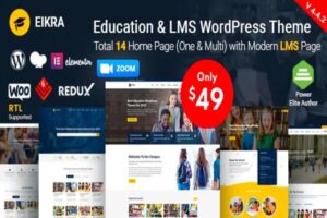 Eikra Education WordPress Theme 4.4.10