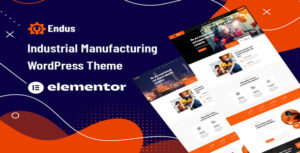 Endus – Industrial Manufacturing WordPress Theme