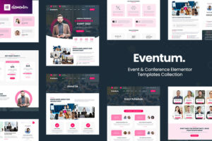 Eventum – Event & Conference Elementor Template Kit