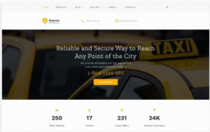 Express – Logistics And Transportation Multipage Website Template