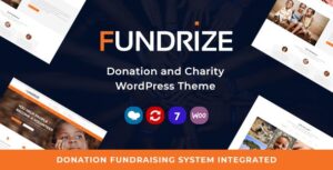 FUNDRIZE – RESPONSIVE DONATION & CHARITY WORDPRESS THEME 1.20