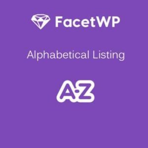 FacetWP Alphabetical Listing 1.3.9