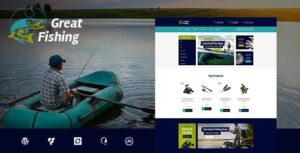 Fishing and Hunting Hobby WordPress Theme 1.5.1