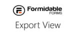 Formidable Export View to CSV 1.07